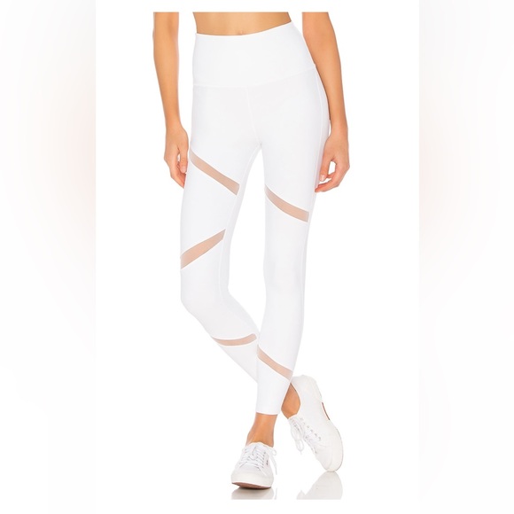 Beyond Yoga Perfect Illusion High Waist midi legging in white size L - Picture 3 of 10